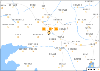 map of Bulamba