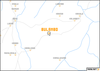 map of Bulambo