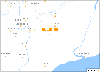 map of Bulambo