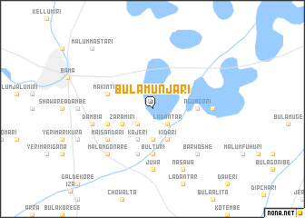 map of Bula Munjari