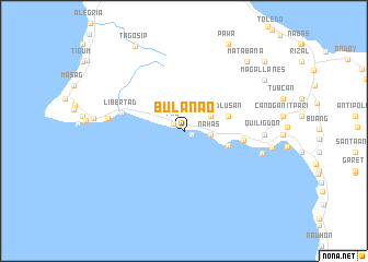 map of Bulanao