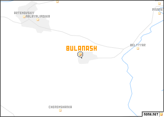 map of Bulanash
