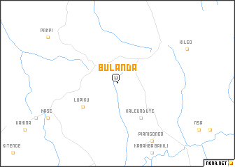 map of Bulanda