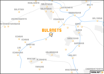 map of Bulanets