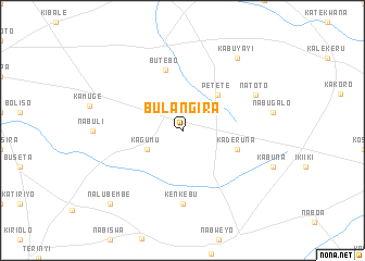 map of Bulangira