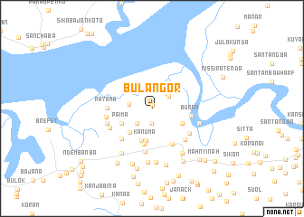 map of Bulangor