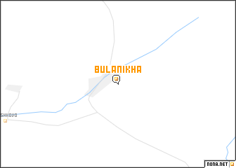 map of Bulanikha