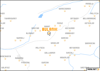 map of Bulanık