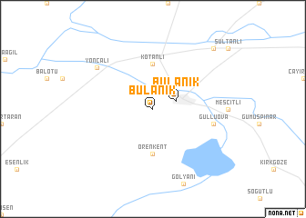 map of Bulanık