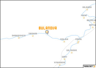 map of Bulanova