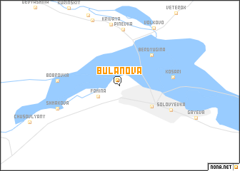 map of Bulanova