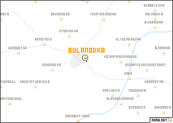 map of Bulanovka