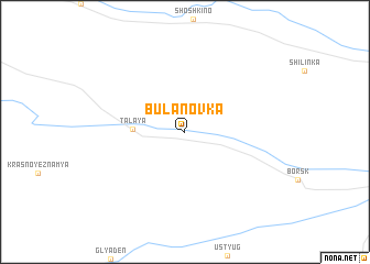 map of Bulanovka