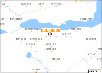 map of Bulanovo