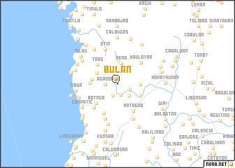 map of Bulan