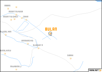 map of Būlān