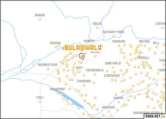 map of Bulāqiwāla