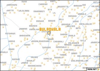 map of Bulāqwāla