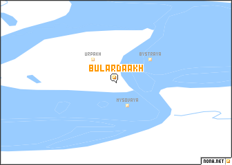 map of Bulardaakh