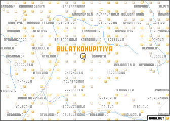 map of Bulatkohupitiya