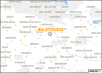 map of Bulatnikovo