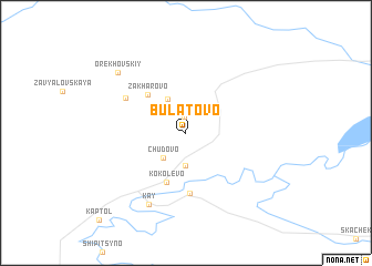 map of Bulatovo