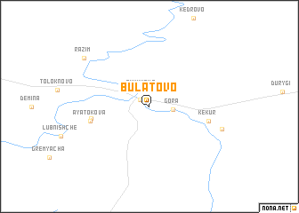 map of Bulatovo