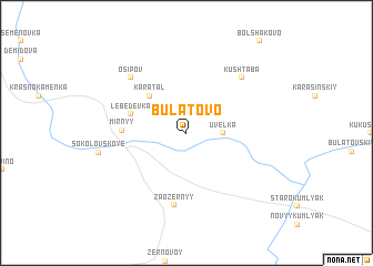 map of Bulatovo