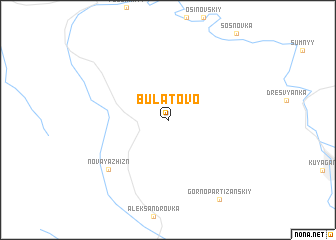 map of Bulatovo