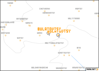 map of Bulatovtsy