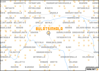 map of Bulatsinhala