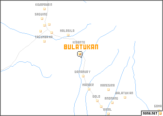 map of Bulatukan