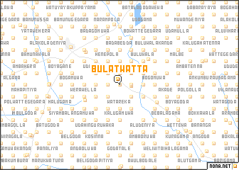 map of Bulatwatta