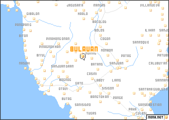 map of Bulauan