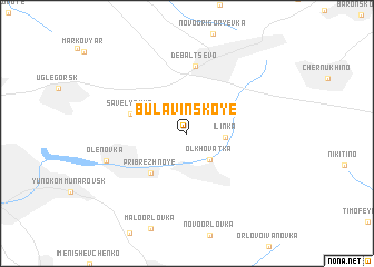 map of Bulavinskoye