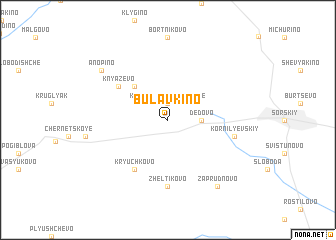 map of Bulavkino