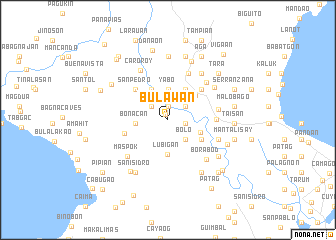 map of Bulawan