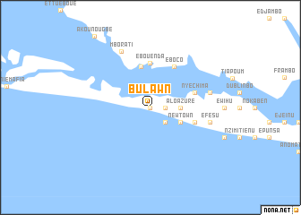 map of Bulawn