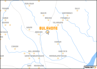 map of Bulawone