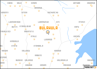 map of Bulawula