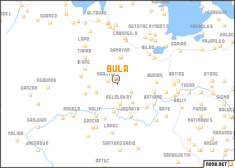 map of Bula