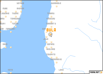 map of Bula