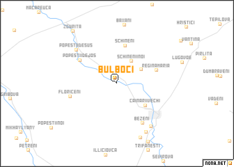 map of Bulboci