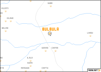 map of Bulbula