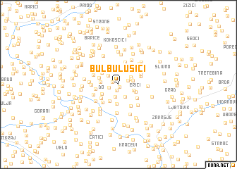 map of Bulbulušići