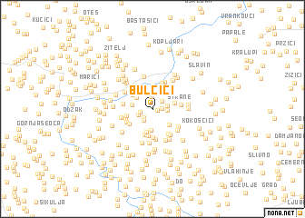 map of Bulčići