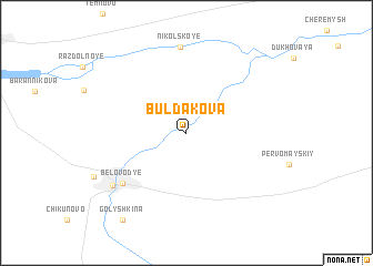 map of Buldakova