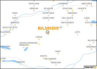 map of Buldakovo