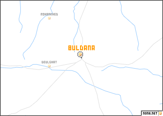 map of Buldāna