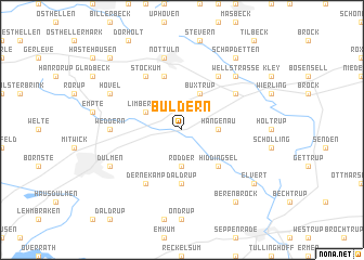 map of Buldern